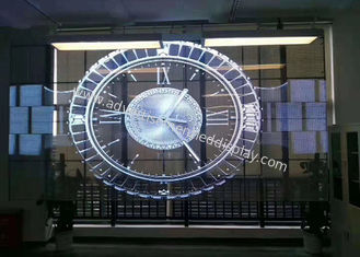 SMD1921 transparante Glas LEIDENE Vertoning, het het Flintglasscherm van 4500cd/Sqm