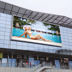 Buiten LED-video-muurdisplay Weerbestendig ontwerp Helder zonlicht resistent