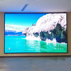 Anti-Glare Indoor Advertising LED Display Iron/Die-casting Aluminium Cabinet
