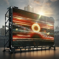 Duurzaam ijzeren LED-scherm 192x192mm Modulgrootte 100 jaar levensduur voor impactreclame