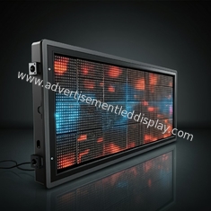 Gepersonaliseerd ontwerp LED-advertentie scherm Duurzaam IP65 ijzer voor effectieve reclame 10000H Levensduur