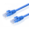 De blauwe Kabel die van de Netwerkschakelaar Gegevenskat 9 overbrengen Ethernet-Kabel