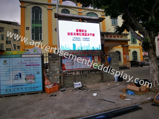 IJzeren kast Waterdicht LED-scherm Onvergetelijke outdoor advertentie oplossing