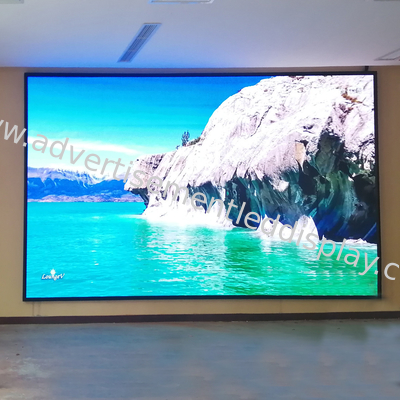 Anti-Glare Indoor Advertising LED Display Iron/Die-casting Aluminium Cabinet