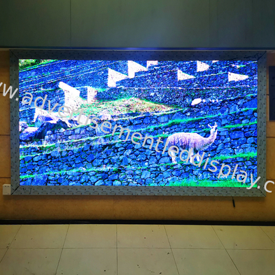 Hoge zichtbaarheid LED-advertentiebeeldscherm 192x192mm Modulgrootte voor drukke locaties