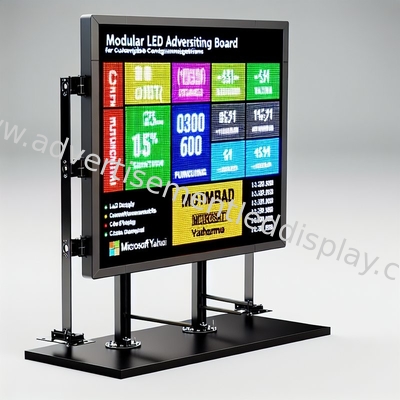 192x192mm ijzeren kast IP65 LED-scherm voor opvallende reclame