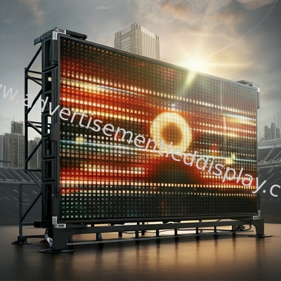 Duurzaam ijzeren LED-scherm 192x192mm Modulgrootte 100 jaar levensduur voor impactreclame