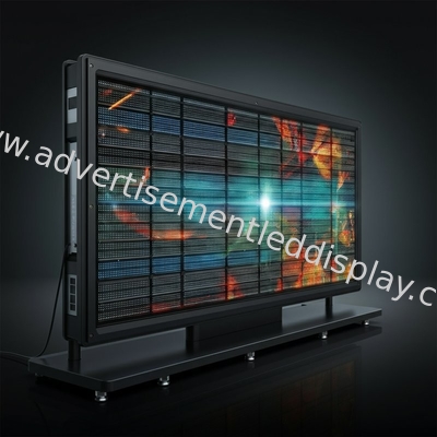 Gepersonaliseerd ontwerp LED-advertentie scherm Duurzaam IP65 ijzer voor effectieve reclame 10000H Levensduur
