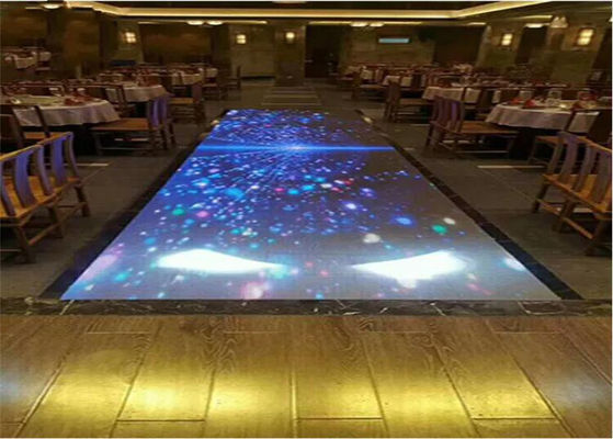 1000x500mm Lichte Omhooggaande Vloertegels, P5.2mm-LEIDEN Digitaal Dance Floor