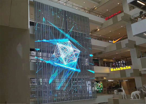 Aluminiumkast Transparante led glas scherm 1000x500mm module