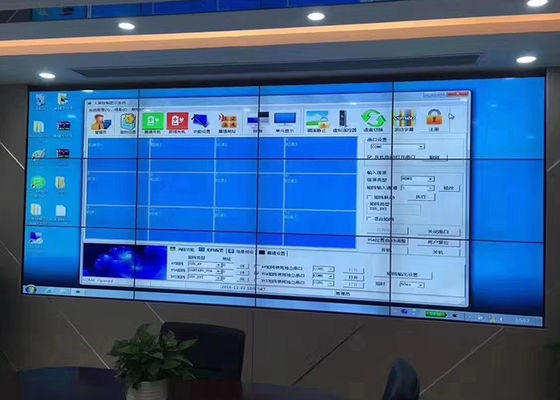 55 inch 4x4 smal bezel LED video muur muur gemonteerd 3000 1 contract